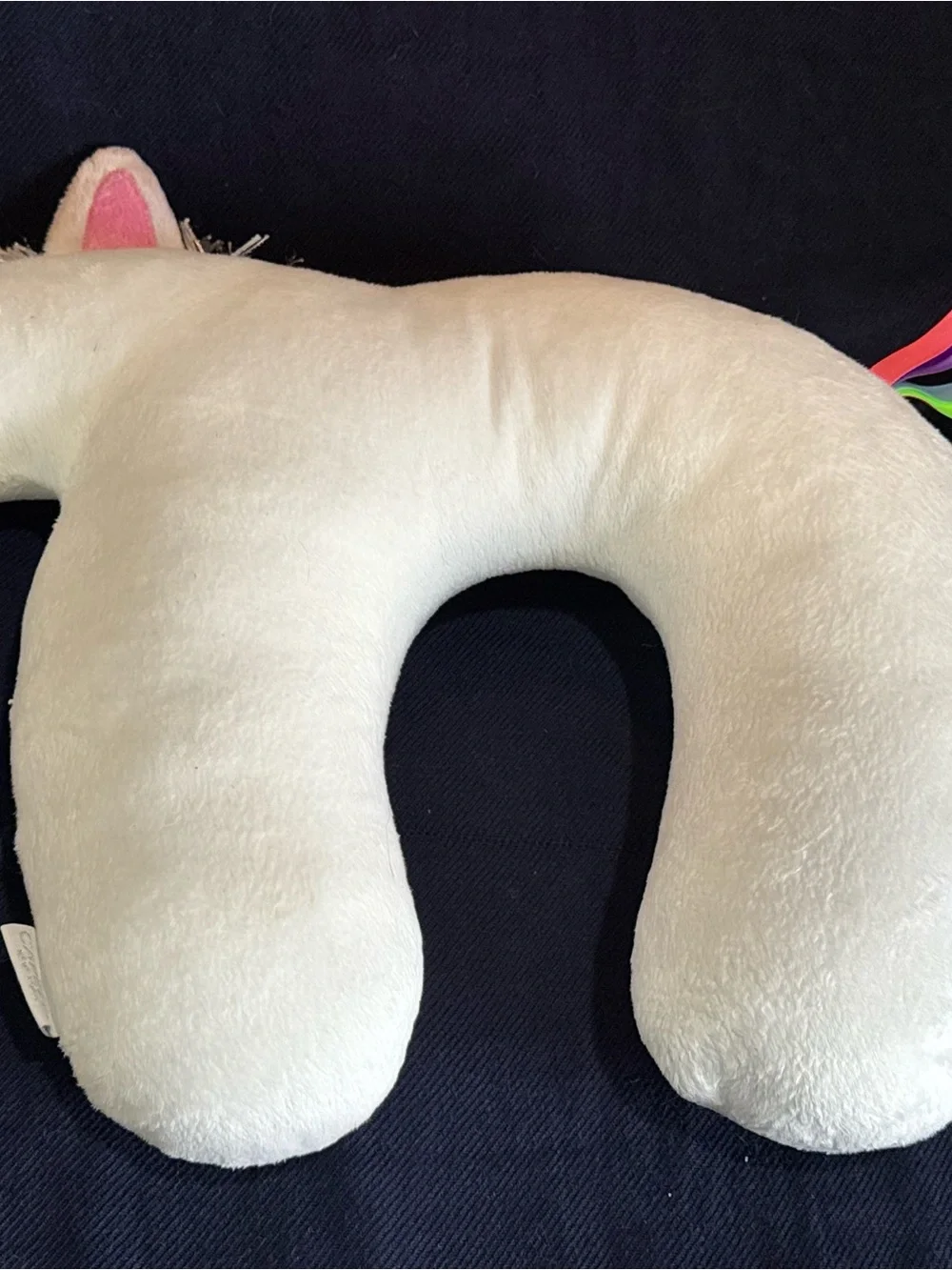 Capelli of New York Plush Cream Travel Neck Pillow